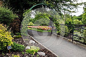 View of Botanic Gardens, Churchtown, Southport, England