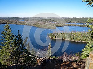 View of Boundary Waters Lakes