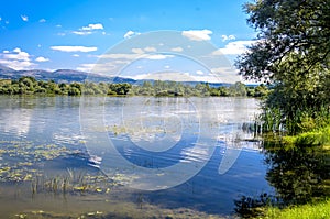 Bovan lake in Serbia