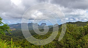 View of Brabant Le Morne Mauritius panorama