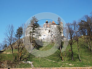 View of the Bran Castle, also known as Dracula`s castle