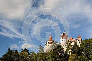 View of Bran Castle, commonly known as Dracula castle. Transylvania. Romania