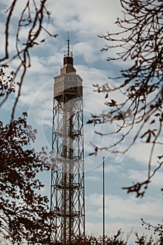 View of Branca tower, Milan, Lombardy, Italy