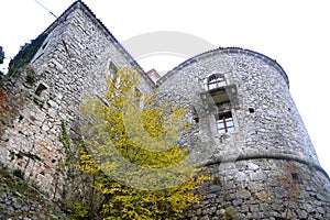 Branik Slovenia village view Gorica Karst Primorska region castle Rihenberk Kras photo