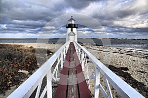 Nantucket`s Brant Point Lighthouse photo