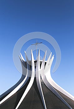 View from BrasÃÂ­lia Cathedral. It was planned by the architect Oscar Niermeyer