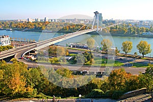 The view from Bratislava castle.