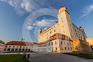 Pohľad na Bratislavský hrad, slovenský