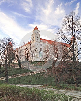 Pohľad na Bratislavský hrad