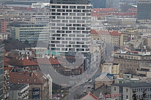 View from Bratislava castle to city centre, Bratislava