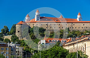 Pohľad na hrad Bratislava, Slovensko