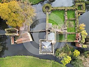View of Brederode castle, The Netherlands