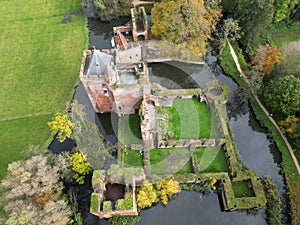View of Brederode castle, The Netherlands