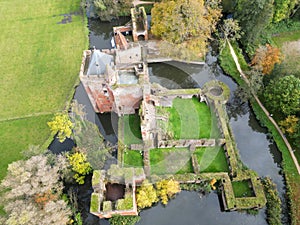 View of Brederode castle, The Netherlands