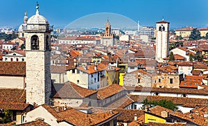 View of Brescia Italy