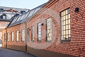 View of a brick building