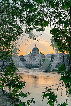 View from the main river . Rome photo