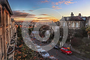 Redland, Bristol at sunset