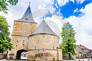 View on Broad Gate, Goslar, Germany