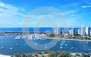 View of the Broadwater from Southport photo