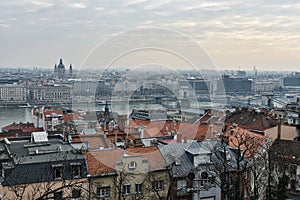 View of Budapest at dawn