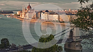 View of Budapest with the Parliament