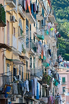 View on  a building on Castellamare di Stabia, Naples