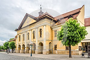 Pohľad na budovu Reduty Reduta v uliciach Kežmarku - Slovensko