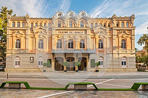 View at the building of Romea theater in Murcia, Spain