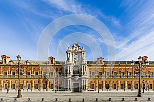 View of a building in Seville Spain