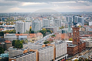 View of buildings in Mitte, Berlin, Germany.