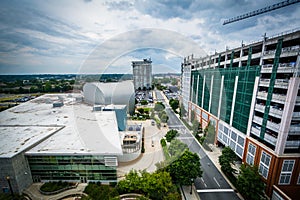 View of buildings in Uptown Charlotte, North Carolina.