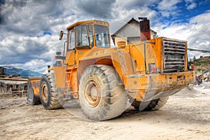 View of a bulldozer