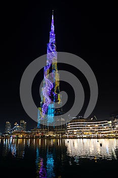 View of Burj Khalifa in Dubai