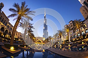 View of Burj Khalifa the tallest building in world