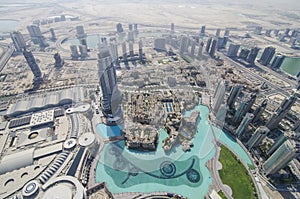 The view from burj khalifa