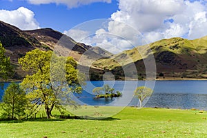 A view of Buttermere on a Spring day