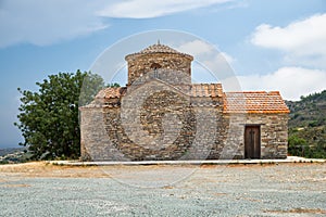 The church of Archangel Michael in Kato Lefkara village. Cyprus