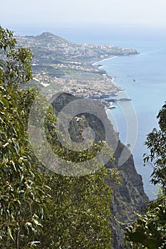 View from Cabo Girao in Madeira, Portugal