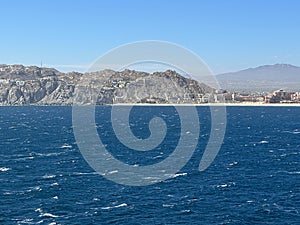 View of Cabo San Lucas in Mexico