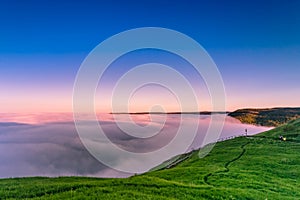 View from the Cabot Tower track on Signal Hill St John