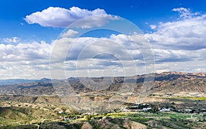 View from Cabrera towards Cortijo Grande