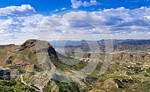 View from Cabrera towards Cortijo Grande