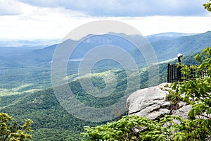 View from Caesars Head State Park, Cleveland, South Carolina photo