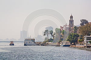 View of Cairo from Nile River