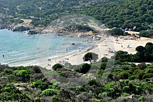 View of Cala Cipolla beach