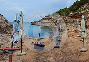 View of Cala Greca, Lampedusa