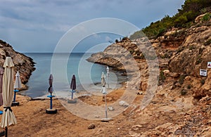 View of Cala Greca, Lampedusa