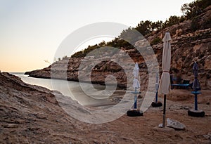 View of Cala Grega, Lampedusa