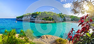 View of Cala Llombards, Mallorca Island, Spain